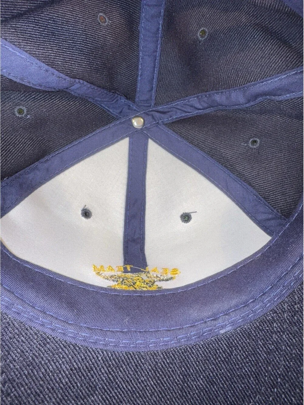 VTG 90’s Seal Team 4 CO Hat With Scrambled Eggs On Bill
